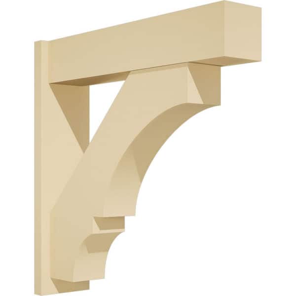 Ekena Millwork Balboa 7 in. W x 30 in. H x 30 in. D Signature Urethane Polyurethane Outlooker with Block Ends