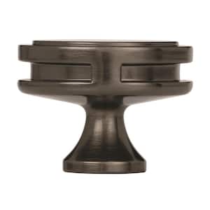 Oberon 1-3/4 in. Dia (44 mm) Gunmetal Round Cabinet Knob