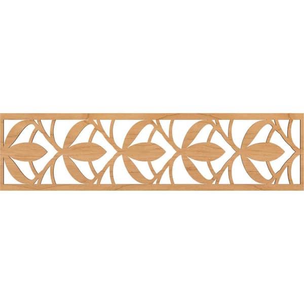 Ekena Millwork Salem Fretwork 0.25 in. D x 47 in. W x 12 in. L Maple Wood Panel Moulding