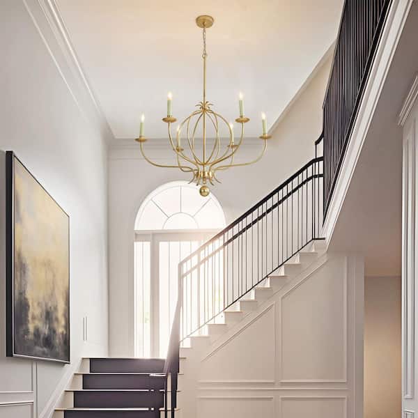 Rennnsan Farah 6-Light Vintage Creative Minimalist Antique Gold