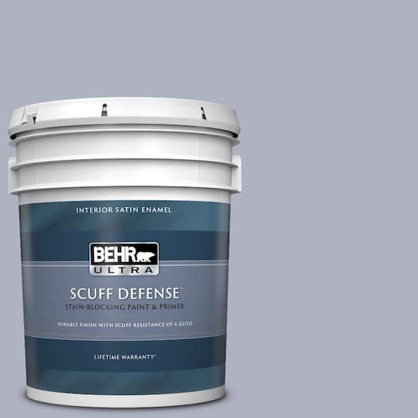BEHR ULTRA 5 gal. #S550-3 Chivalrous Extra Durable Satin Enamel Interior Paint & Primer