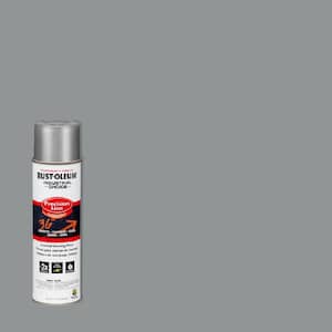 16 oz. M1600 System Precision Line Solvent-Based Silver Inverted Marking Spray Paint (12-Pack)