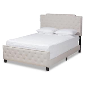 Marion Beige King Size Panel Bed