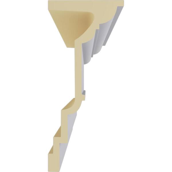 Ekena Millwork Traditional Massive Smooth 8.375 in. D x 8.375 in. W x 94.5 in. L Polyurethane Crown Moulding