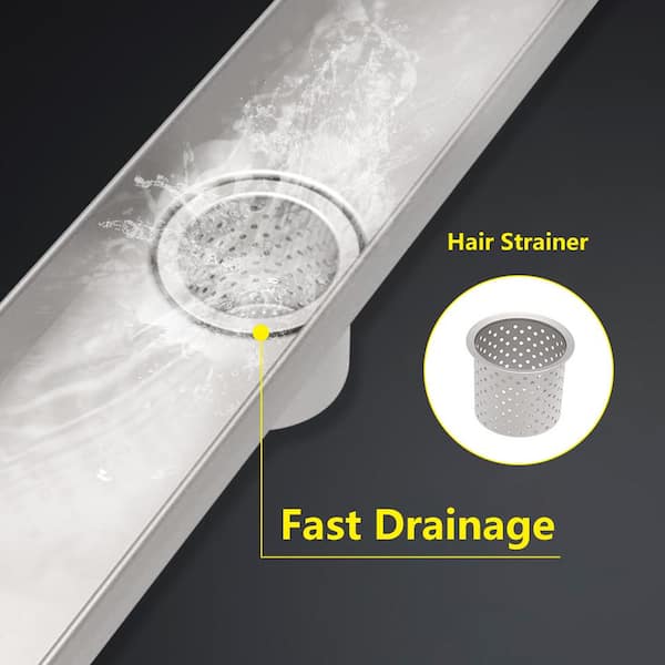 2 Pack Drain Hair Catcher Durable Silicone Shower Drain Protector Sink Drain  Str