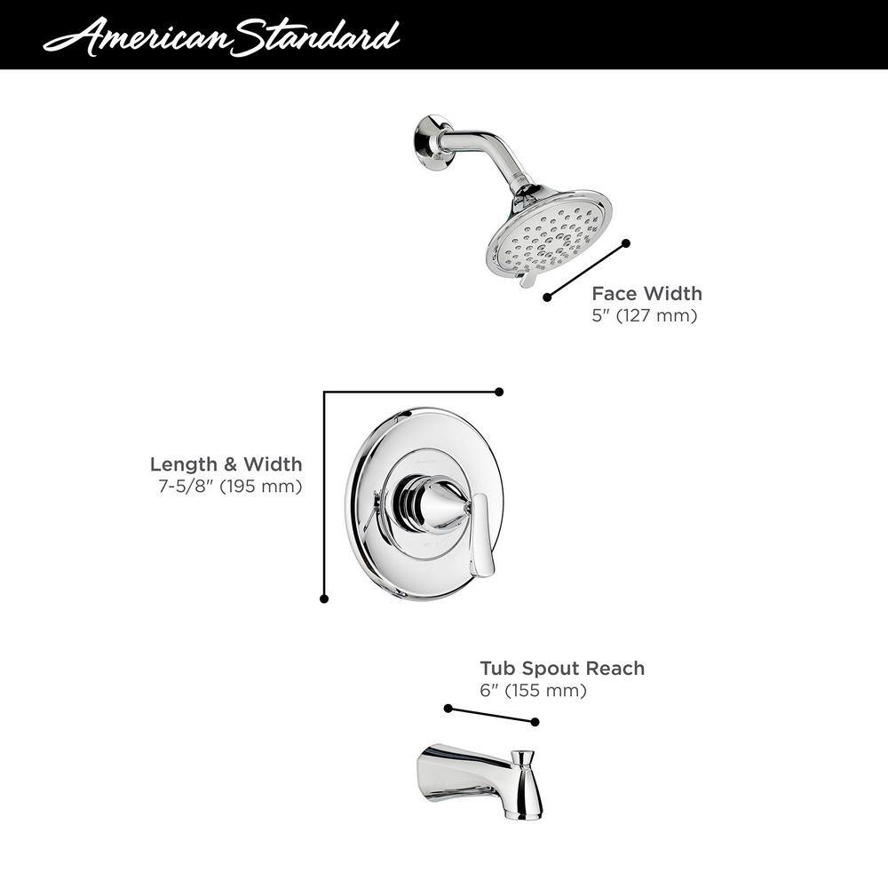 Legacy Bronze Round Multi-Function Wall Mounted Shower Kit
