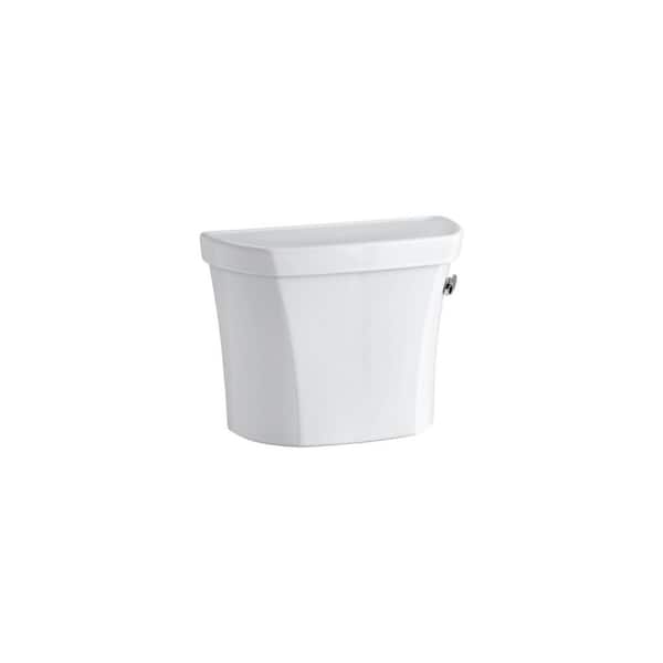 KOHLER Wellworth 1.28 GPF Single Flush Toilet Tank Only with Right-Hand Trip Lever in White