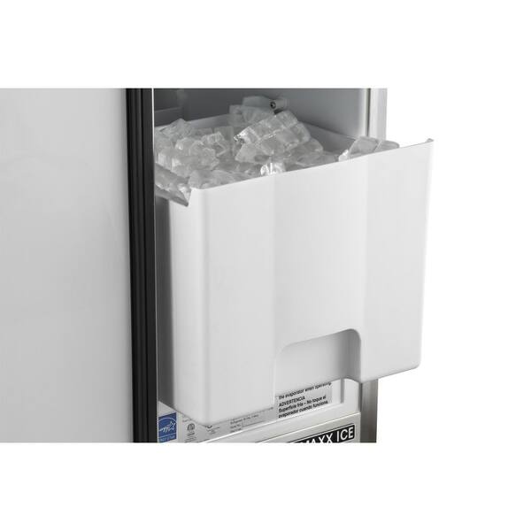 Teamson Kids 250 lbs. Freestanding Self-Contained Ice Maker in Stainless  Steel MIM250R - The Home Depot