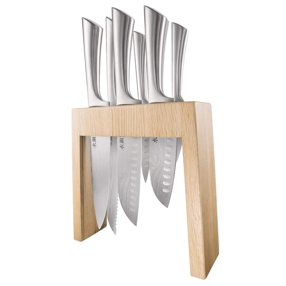 SYOKAMI Kitchen Knife Set, 14 Pieces Japanese Style Knife Block
