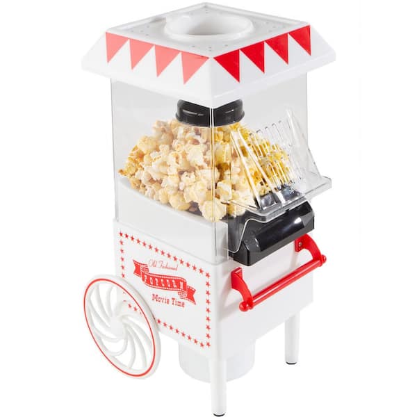 GREAT NORTHERN 6 oz. Capacity Air Popper Popcorn Maker - Vintage-Style  Countertop Popper Popcorn Machine with 6-Cup Capacity 83-DT6083 - The Home  Depot