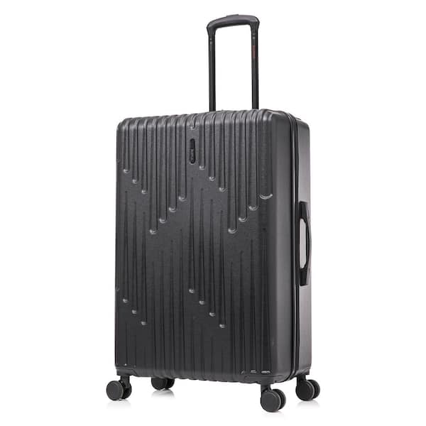 InUSA Drip lightweight hard side spinner luggage 28 in. Black