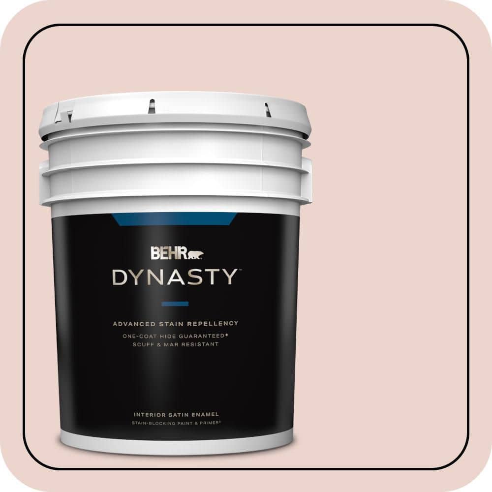 5 gal. #S170-1 Ole Pink Satin Enamel Interior Stain-Blocking Paint & Primer price history on PriceWatchPro
