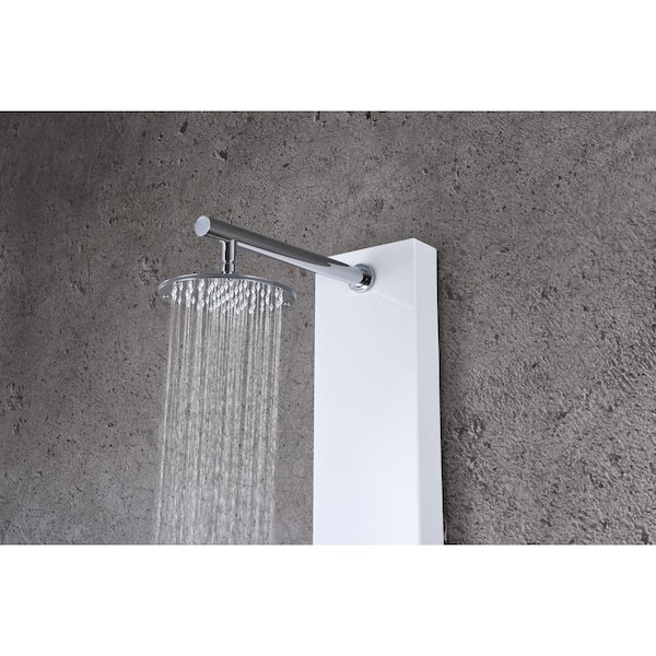 ANZZI Panther Series 60 in. Wall-Mounted 6-Jetted Shower Panel