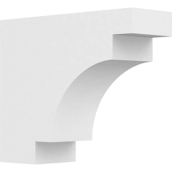 Ekena Millwork 4 in. x 10 in. x 12 in. Mediterranean PVC Rafter Tail Brace