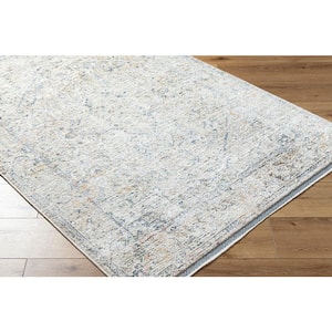 Rivaldo Cream/Blue Medallion 2 ft. x 3 ft. Indoor Area Rug