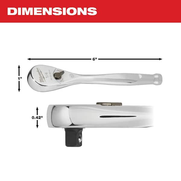 Milwaukee - 1/4 in. Drive Ratchet