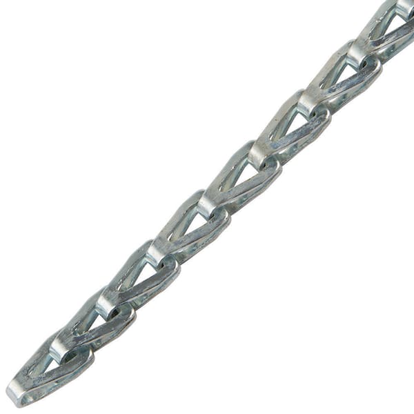 #8 x 50 ft. Zinc Plated Steel Stamp Sash Chain