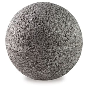 Chanlow Gray 6 in. x 6 in. Globe Resin Sculpture