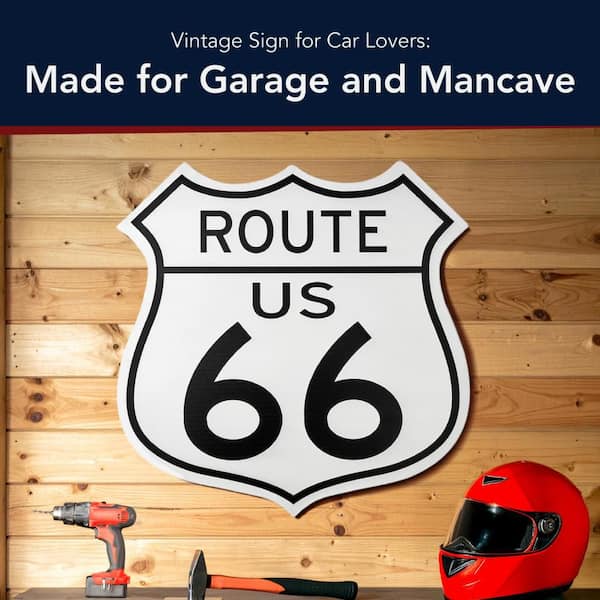 American Art Decor Route 66 Metal Sign 30