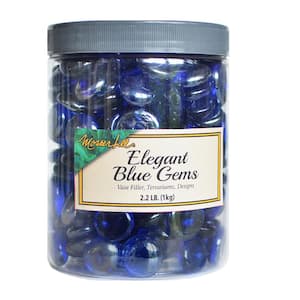 2.2 lb. Elegant Blue Gems in Storage Jar