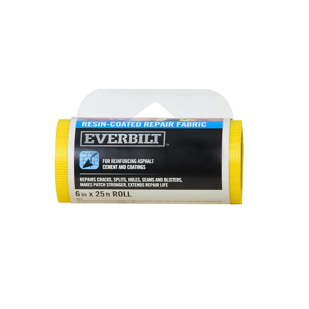 Everbilt Fiberglass Roof Repair Fabric with Acrylic coating 6 in. x 25 ft. CAP6520X12 The