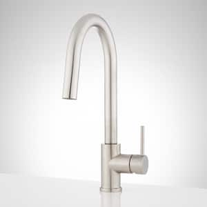 Ravenel Single Handle Pull Down Sprayer Kitchen Faucet in Brushed Nickel