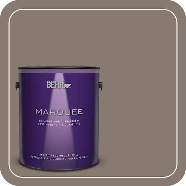 BEHR MARQUEE 1 gal. #ECC-15-1 Lost Summit Eggshell Enamel Interior Paint & Primer