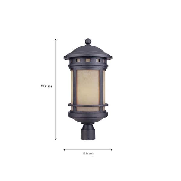 Sedona 9-Light 3-Head Oil Rubbed Bronze Outdoor Post Lantern Sedona 9-Light 3-Head Oil Rubbed Bronze Outdoor Post Lantern