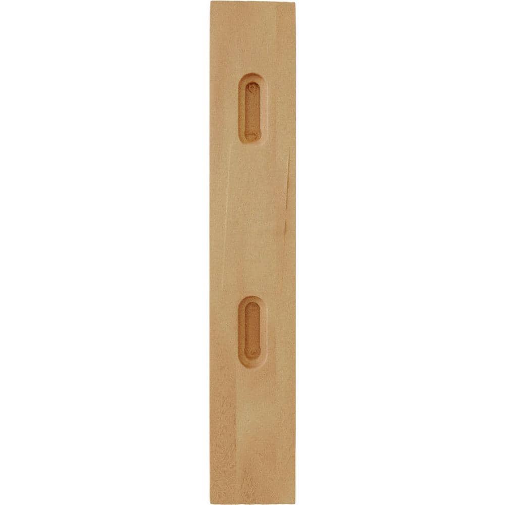 Large Red Oak Hand-Carved Wood Corbel Bracket