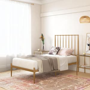 Gracie Gold Modern Metal Twin Bed
