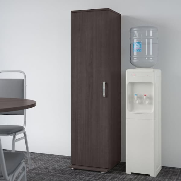 Unbranded Universal Storm Gray 61.81 in. Accent Storage Cabinet with Door and Shelves