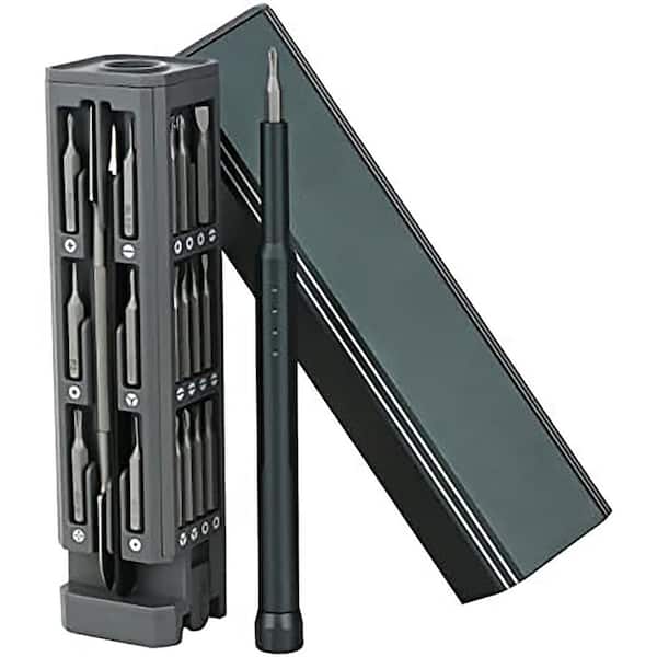 Precision Screwdriver Set 3.5 in. Shank 44 Bit Silver Multifunction Repair Hand Tool Type 46-Piece Kit