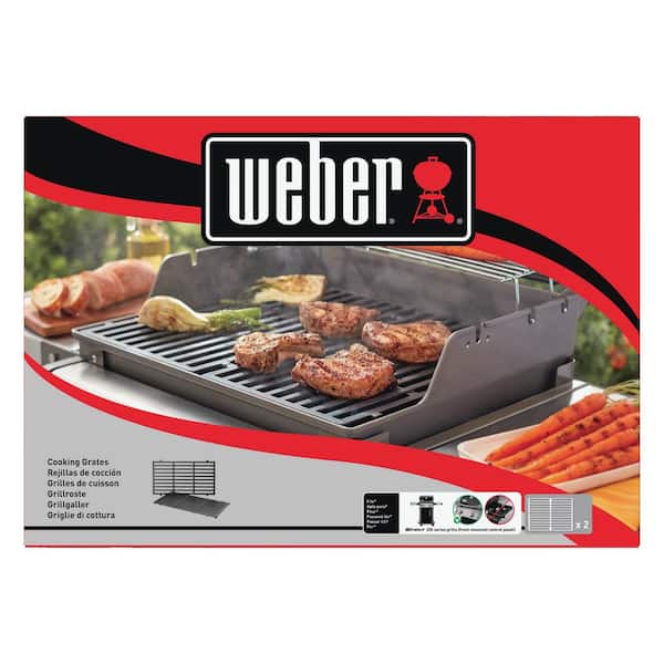 Weber 7637 Porcelain-Enameled Cooking Grates 2 pack 