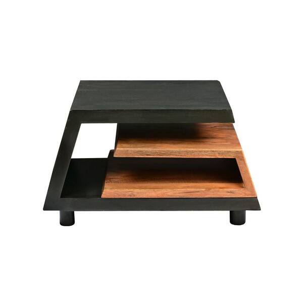 wetiny 20 in. Natural Small Rectangle Wood Coffee Table 1206190111AAD - The  Home Depot