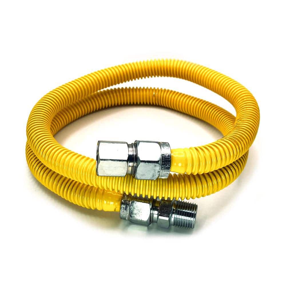 1/2 in. MIP x 1/2 in. FIP x 48 in. Gas Connector (5/8 in. OD) (106,000 BTU) price history on PriceWatchPro
