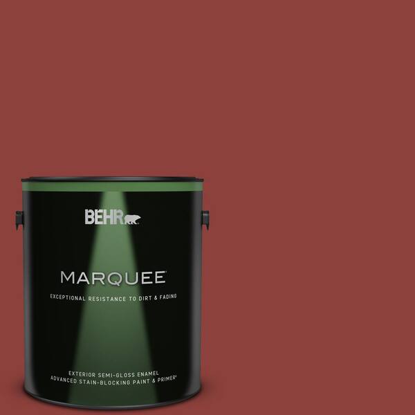 BEHR MARQUEE 1 gal. #PPU2-03 Allure Semi-Gloss Enamel Exterior Paint & Primer