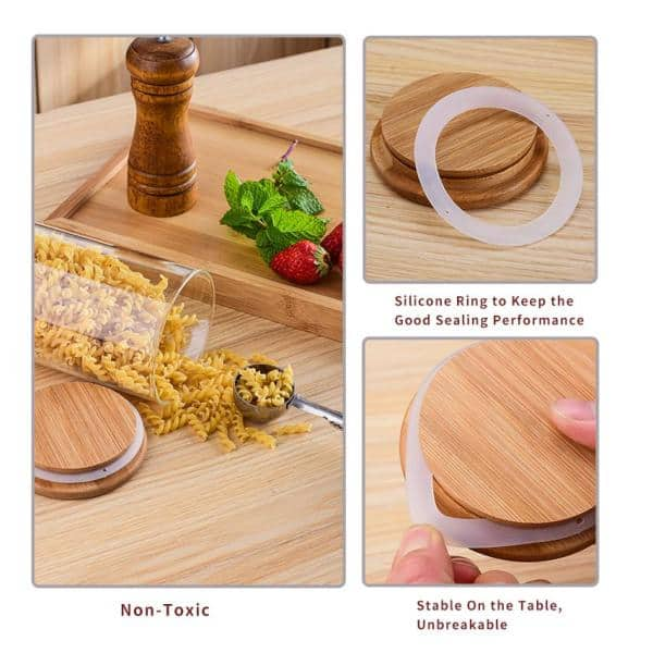 Bamboo Cutting Board with Silicone Ring