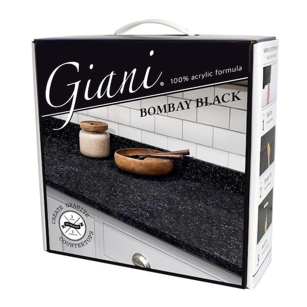 Giani Bombay Black Countertop Kit 2.0