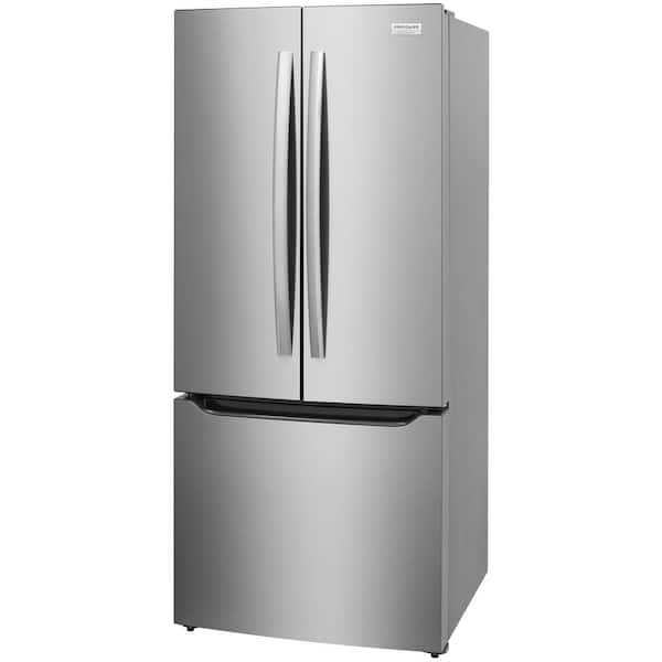 Frigidaire - Gallery 30 in. 20 cu. ft. Standard Depth French Door Refrigerator in Stainless Steel with Internal Water Dispenser