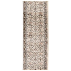 Stratford Adian Alabaster 33 in. x Your Choice Length Stair Runner Rug