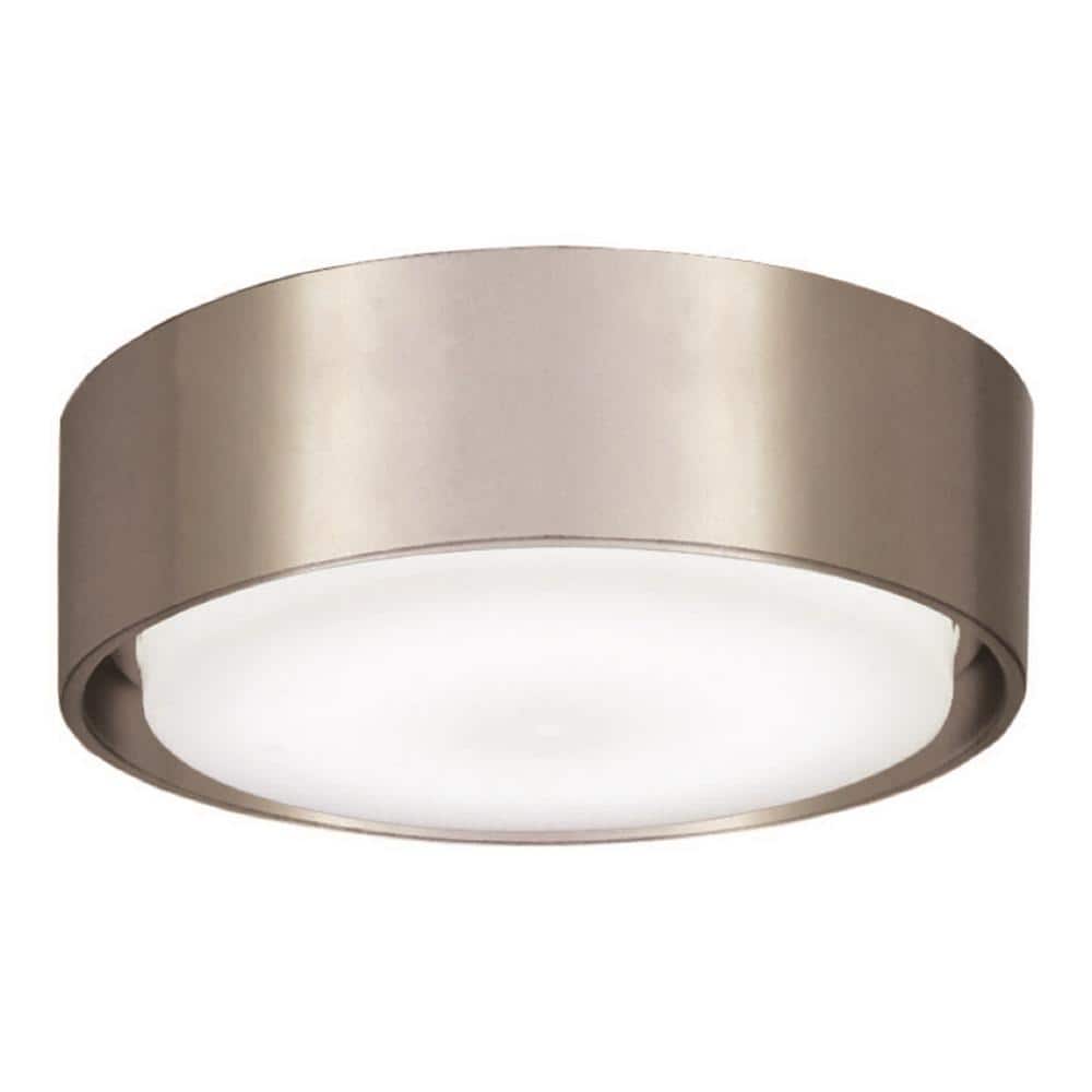 Simple 1-Light LED Brushed Nickel Wet Ceiling Fan Light Kit price history on PriceWatchPro
