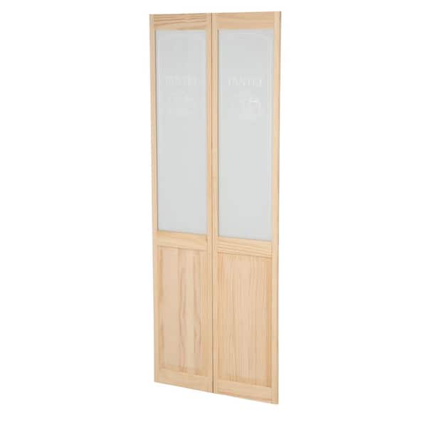 Frosted Glass Bifold Pantry Doors Glass Designs