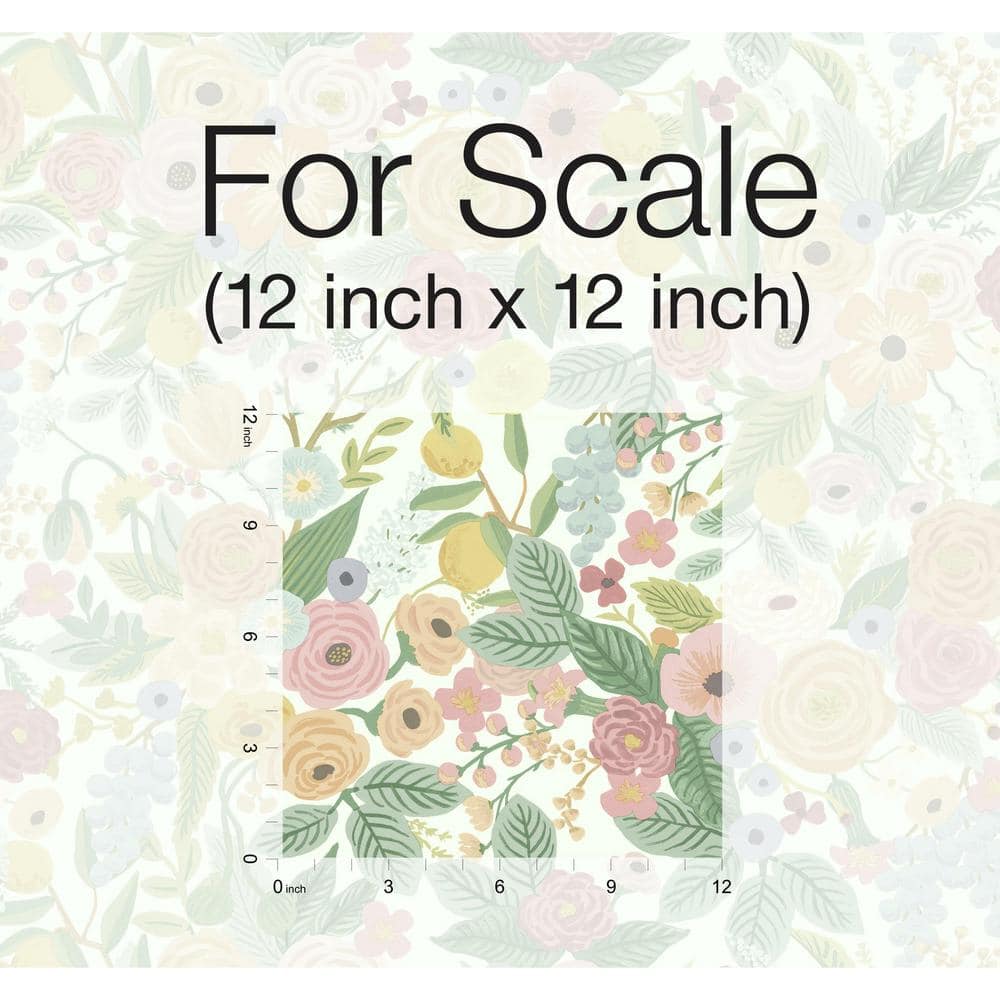 Pastel Floral Peel and Stick Wallpaper Roll