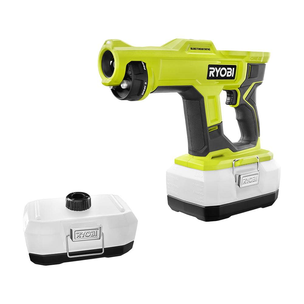 RYOBI ONE+ 18V Handheld Electrostatic Sprayer (Tool Only) with 1L  Replacement Tank PSP02B-A95102 The Home Depot