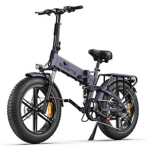 20 in. 750-Watt Folding Electric Bike Fat Tire 48-Volt 16 Ah Lithium Removable Battery for Adults