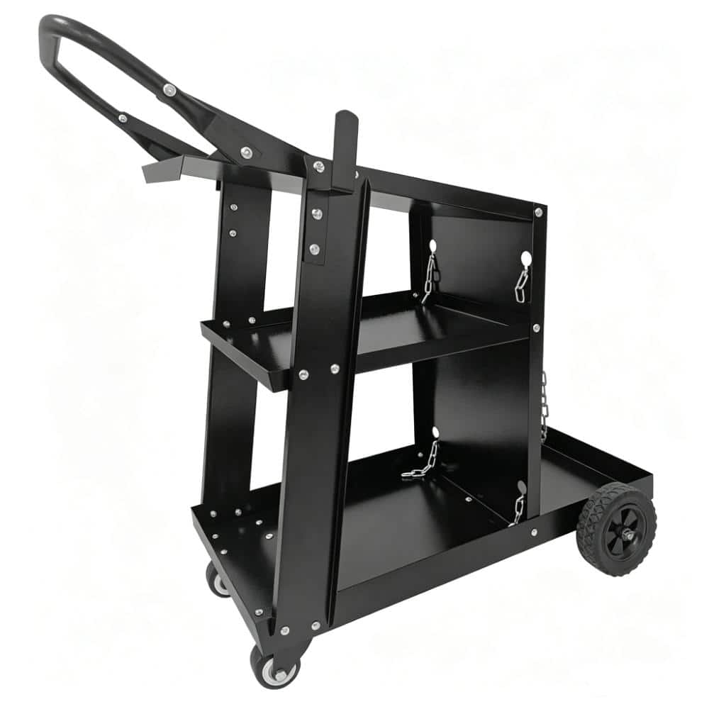 3-Tier Welding Cart 220 LBS Capacity Mobile Welder Trolley with Swivel Casters & Safety Chains for MIG/TIG/ARC price history on PriceWatchPro