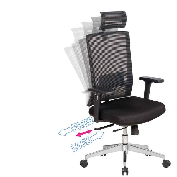 office chair with adjustable height and back