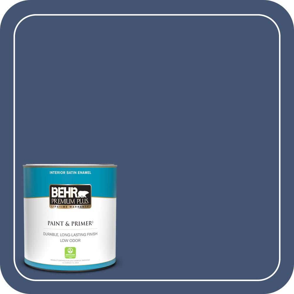 1 qt. #HDC-CL-26 Champlain Blue Satin Enamel Low Odor Interior Paint & Primer price history on PriceWatchPro