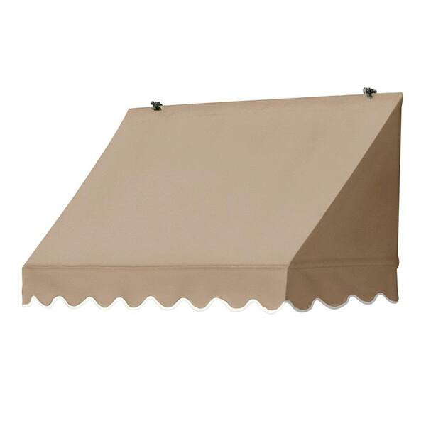 Awnings in a Box 4 ft. Traditional Awnings in a Box Replacement Cover in Sand
