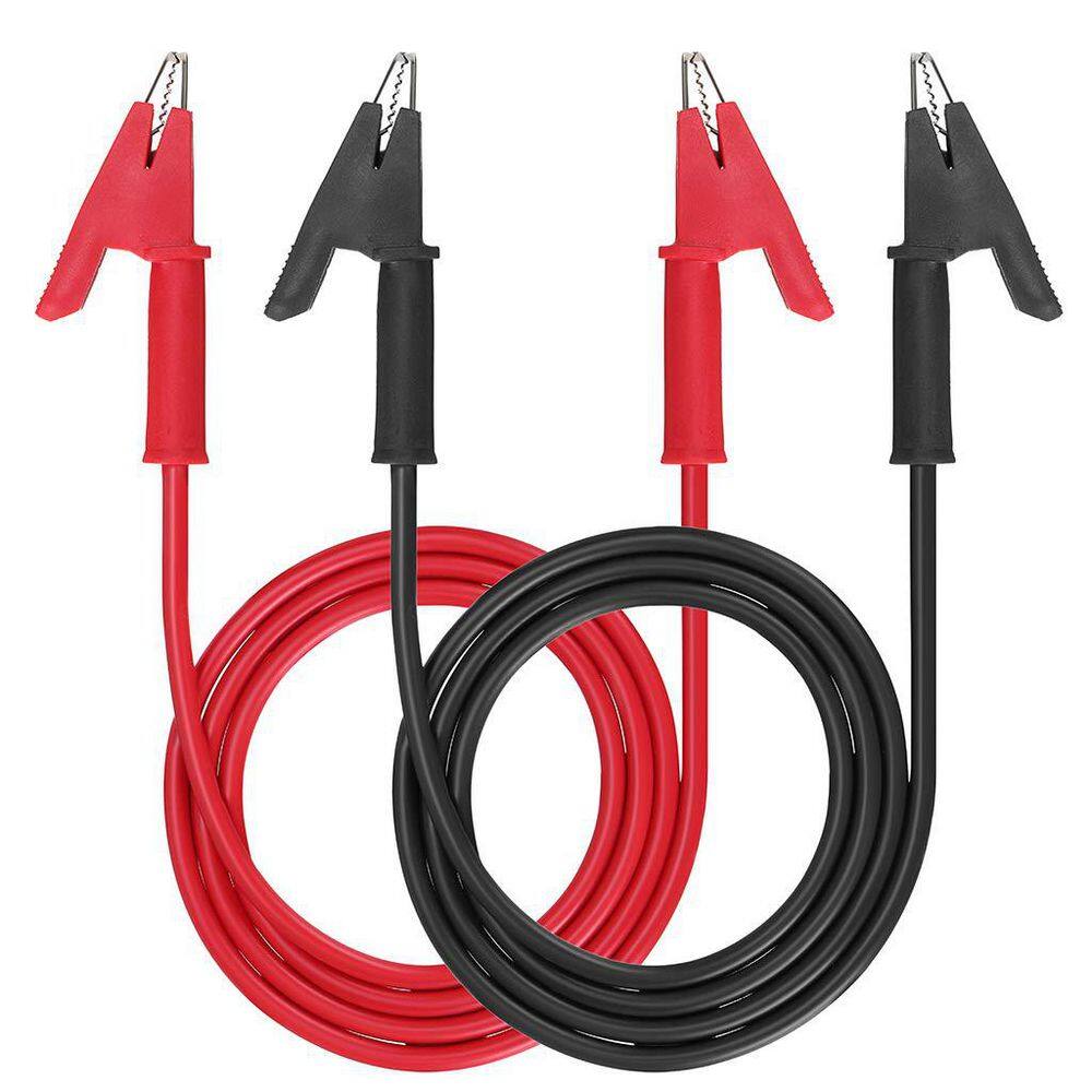 2-Piece Flexible 1m Test Lead Wire Alligator Clips Copper Clamps With Insulators For Electrical Testing price history on PriceWatchPro